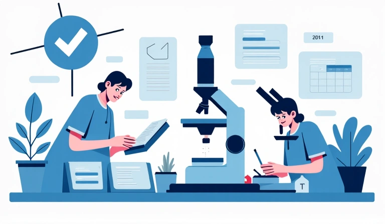 Illustration of high-quality testing and scientific validation process
