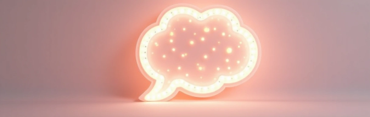 Abstract thought bubble or question mark representing frequently asked questions