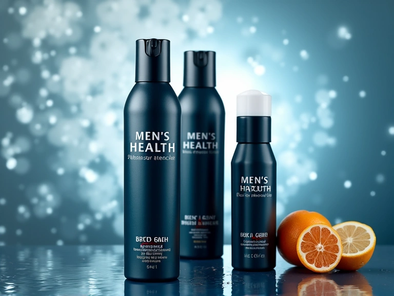 A man looking healthy and active, representing men's health products