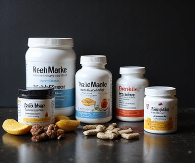 Image of muscle and joint health supplements.